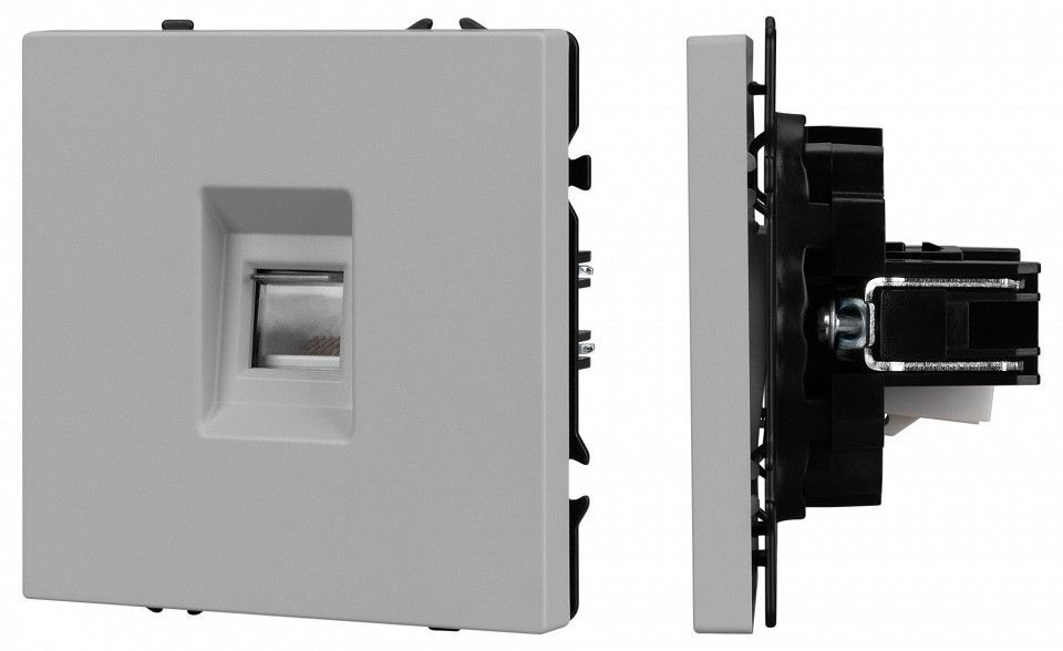 Розетка Ethernet RJ-45 и со шторками, без рамки Arlight SCT-NOBE 059439