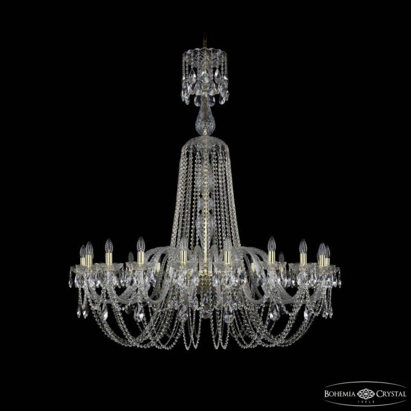 Подвесная люстра Bohemia Ivele Crystal 1402 1402/20/460/XL-146 G