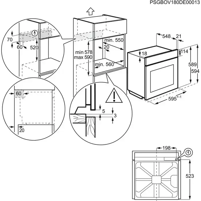 Духовой шкаф Electrolux OEM3H40TX