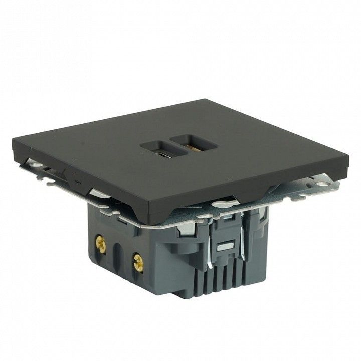 Розетка 2хUSB type A и C без рамки Stekker Эмили 49853