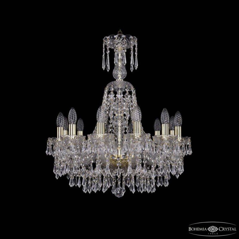 Подвесная люстра Bohemia Ivele Crystal 1403 1403/12/195/XL-65 G