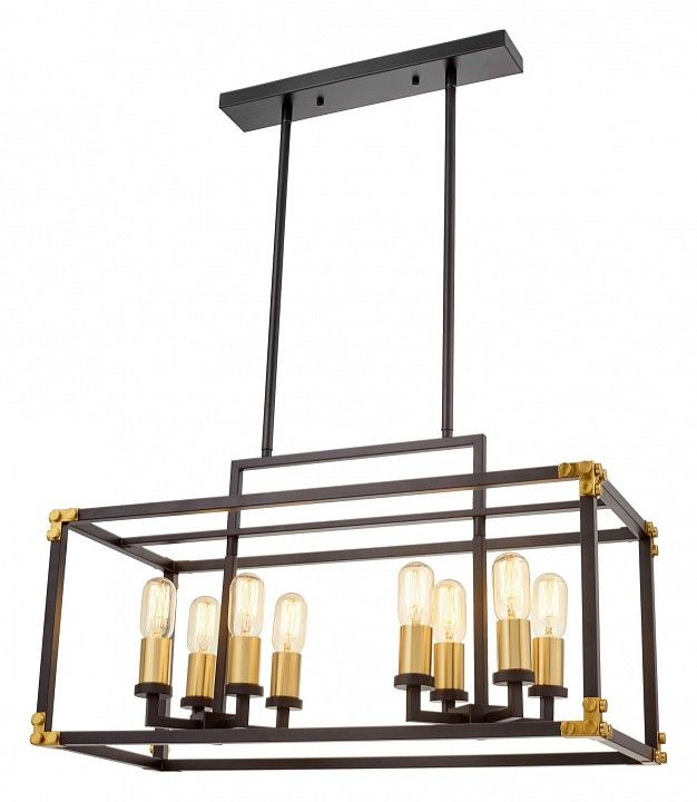 Подвесной светильник LUMINA DECO Waldorf LDP 1140-8 BK+MD