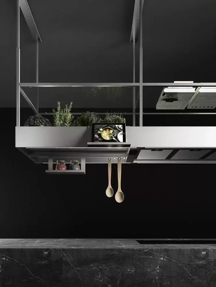 Вытяжка Falmec CIRCLE. TECH Isola Spazio Steel (600)