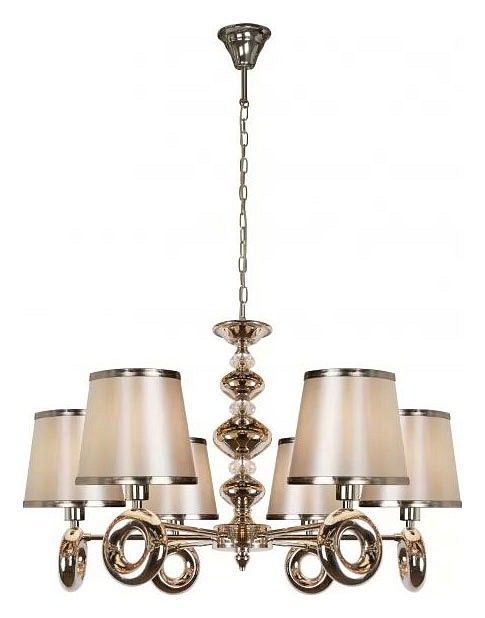 Подвесная люстра iLamp Brooklyn P2401-6 Nickel