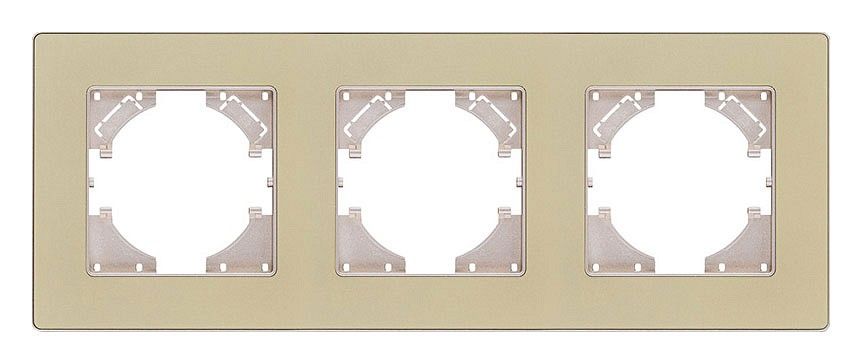 Рамка на 3 поста Kollinger Eleganz Acryl EA3GD