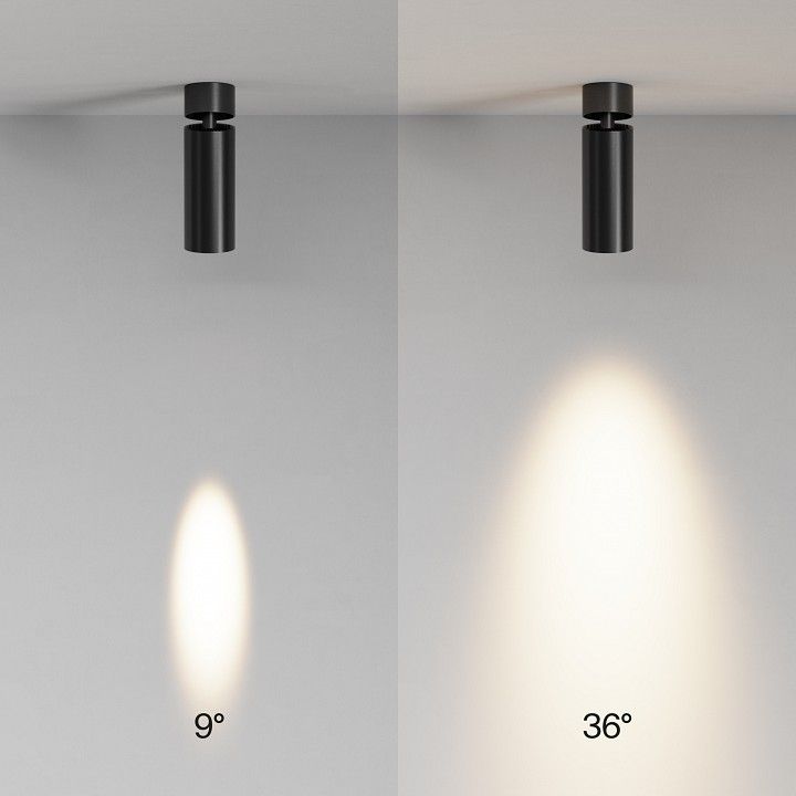 Светильник на штанге Maytoni Technical Фокус C055CL-L12W2.7K-SS-B