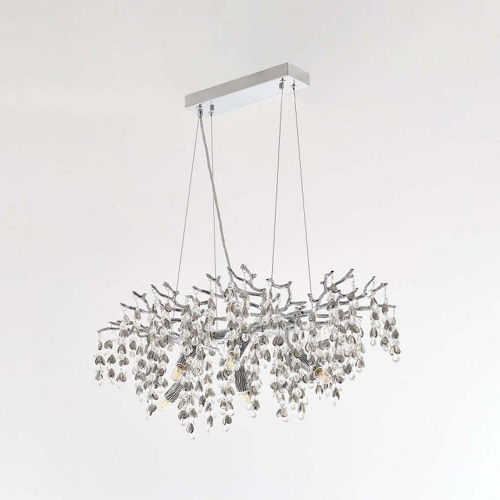 Подвесная люстра Arte Milano Веточка 230210.700.6.E14.H3 CB Clear-Smoky