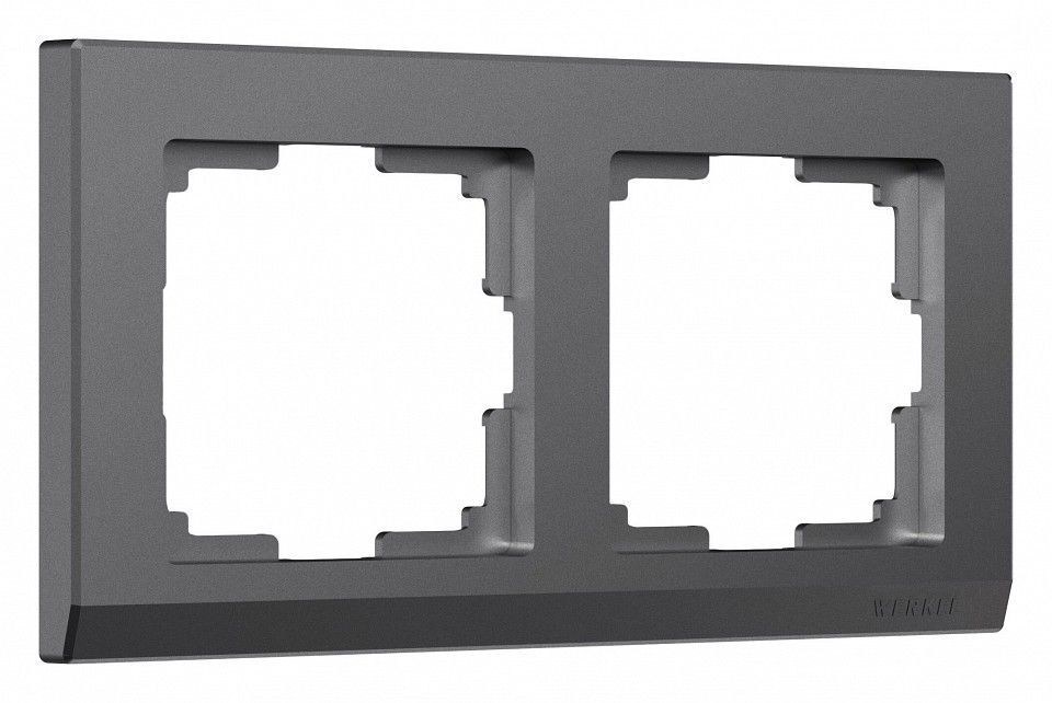 Рамка на 2 поста Werkel Stark (графит матовый) W0021864
