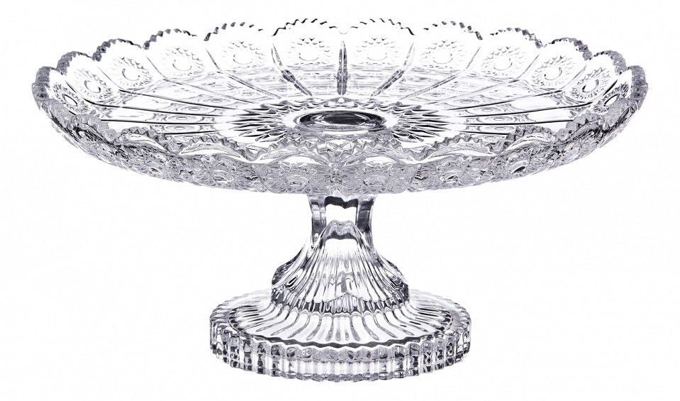 Блюдо декоративное (30х15 см) Muza Crystal 195-128