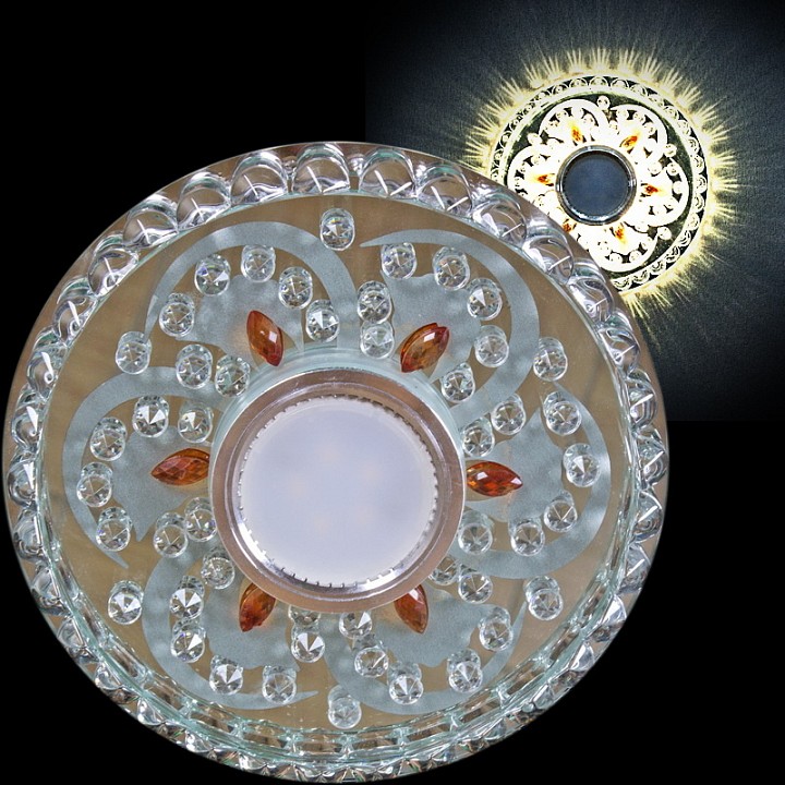 Встраиваемый светильник Reluce  62097-9.0-001PL MR16+LED5W CL+TEA