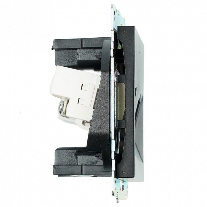ТВ-розетка и розетка Ethernet RJ-45 без рамки Stekker Катрин 49182