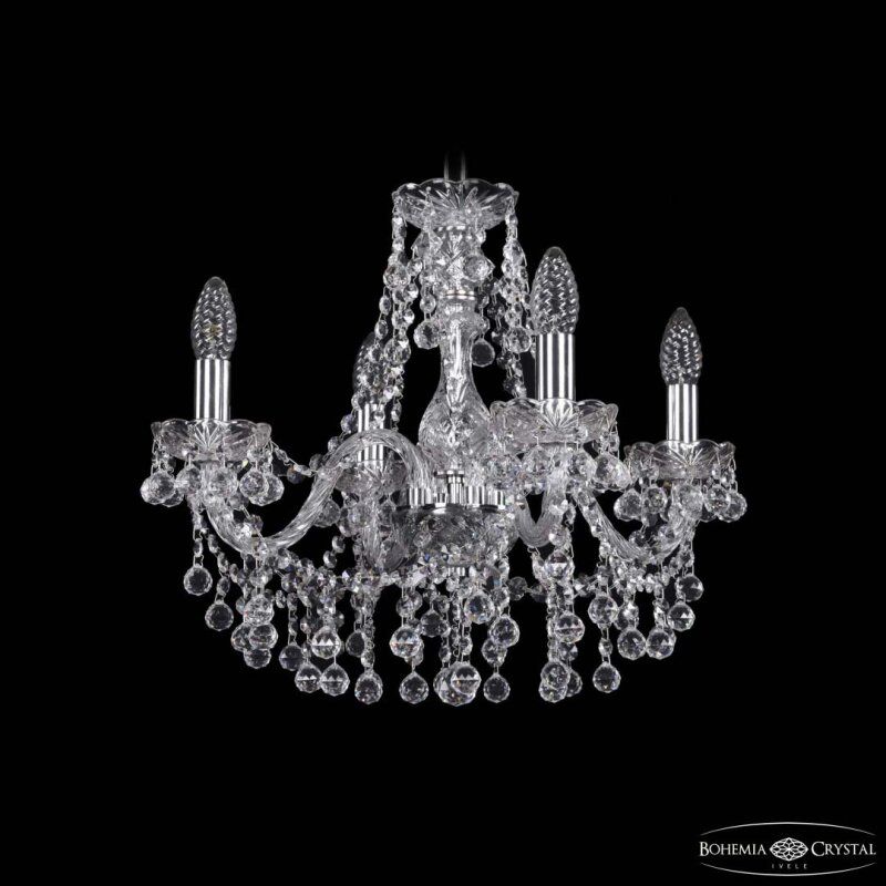 Подвесная люстра Bohemia Ivele Crystal 1409 1409/4/160 Ni
