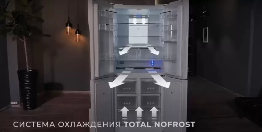 Холодильник MAUNFELD MFF182NFW