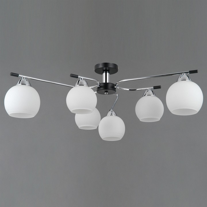 Потолочная люстра ILLUMICO LIBRA IL0638-6CSQ-24 CR BK LIBRA