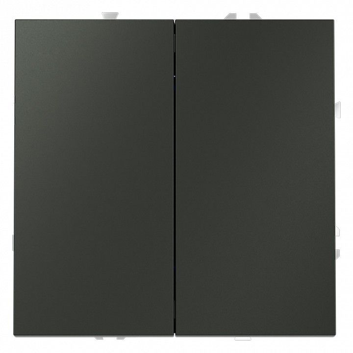 Выключатель двухклавишный без рамки Voltum S70 VLS020606