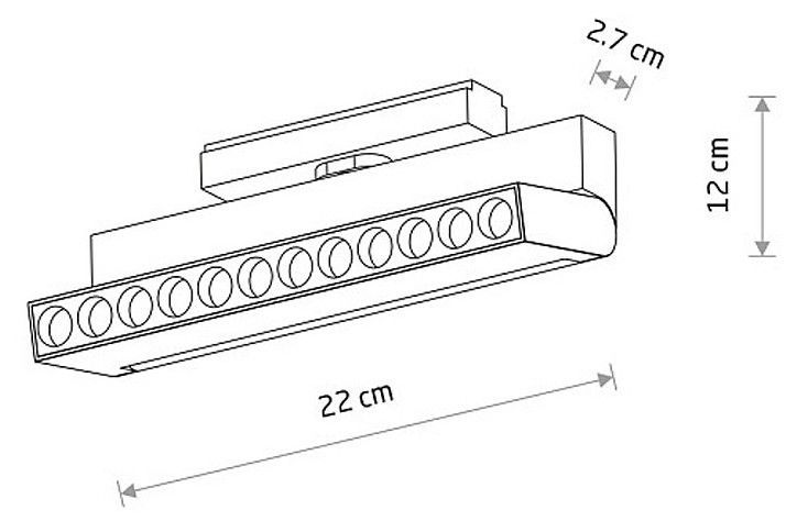 Накладной светильник Nowodvorski Focus Out Led 11338