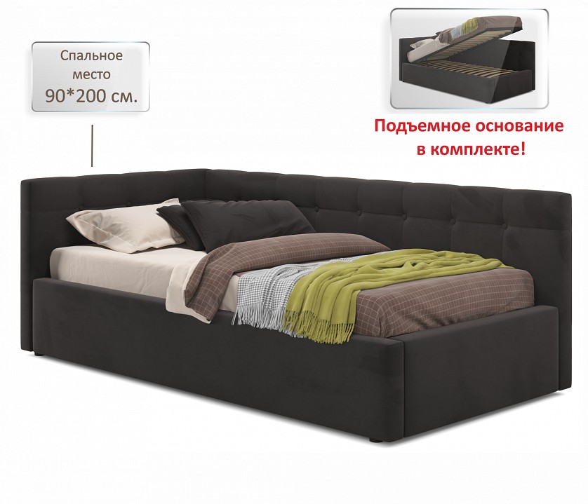 Кровать односпальная Bonna 2000x900