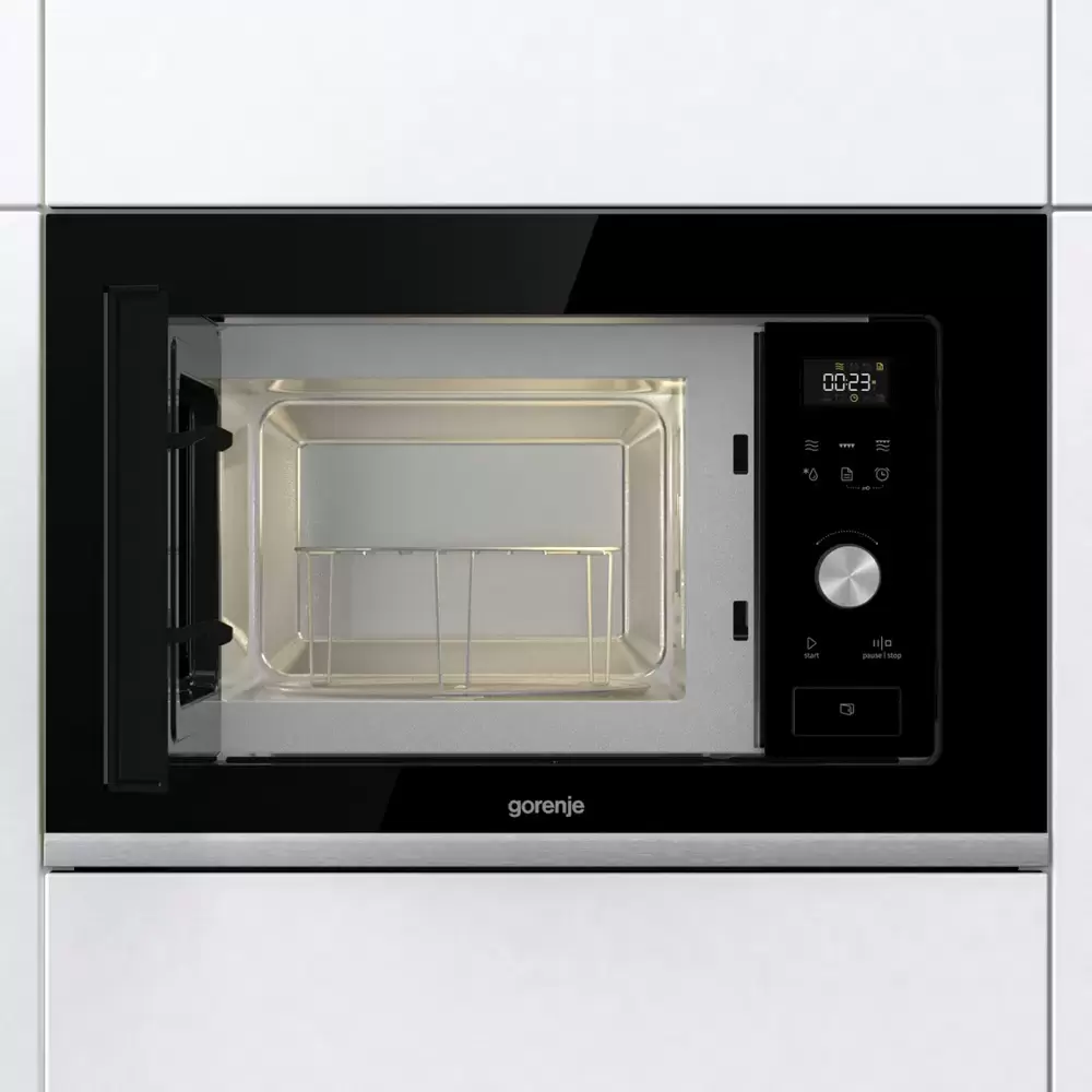 Встраиваемая микроволновая печь с грилем Gorenje BMX201AG1BG