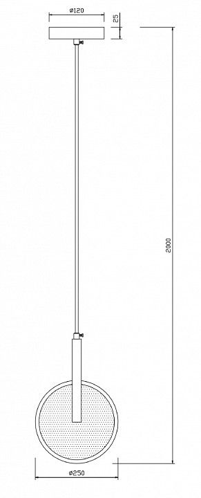 Подвесной светильник Freya Nova FR6002PL-L15BS
