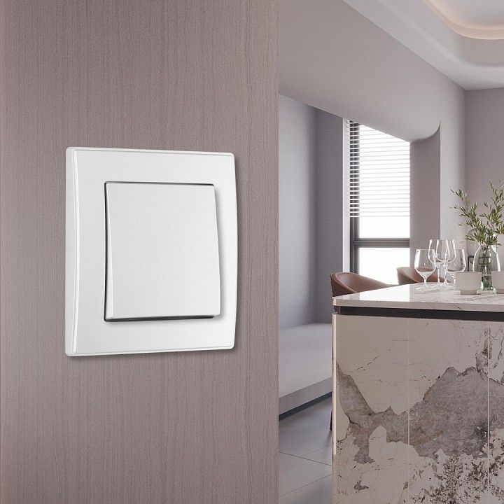 Выключатель одноклавишный Arte Milano SET06-1 SET06-1-30-1 white