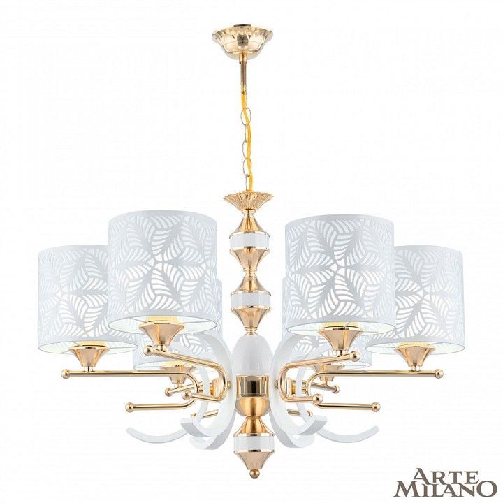 Подвесная люстра Arte Milano Florentia-2097 302097/6 Wh/Gd