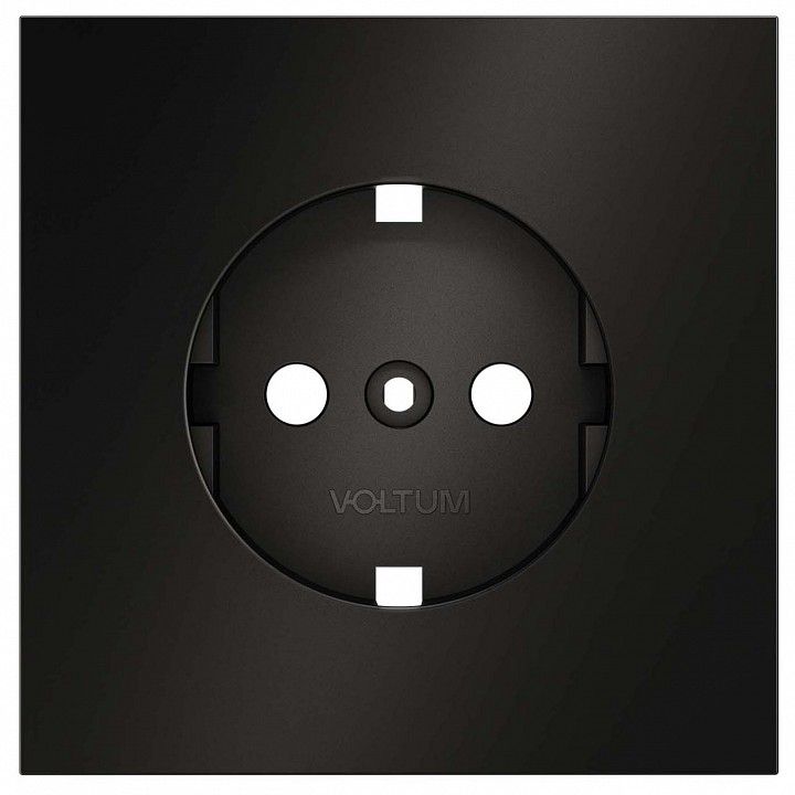 Накладка для розетки с заземлением Voltum S70 METAL VLSM000612