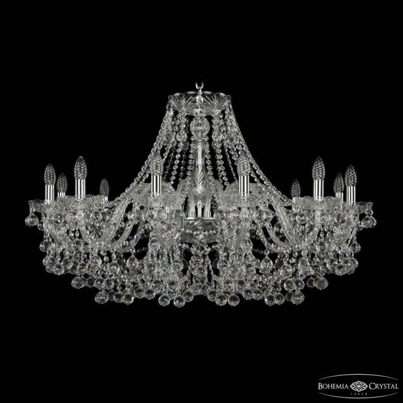 Подвесная люстра Bohemia Ivele Crystal 1409 1409/12/360 Ni