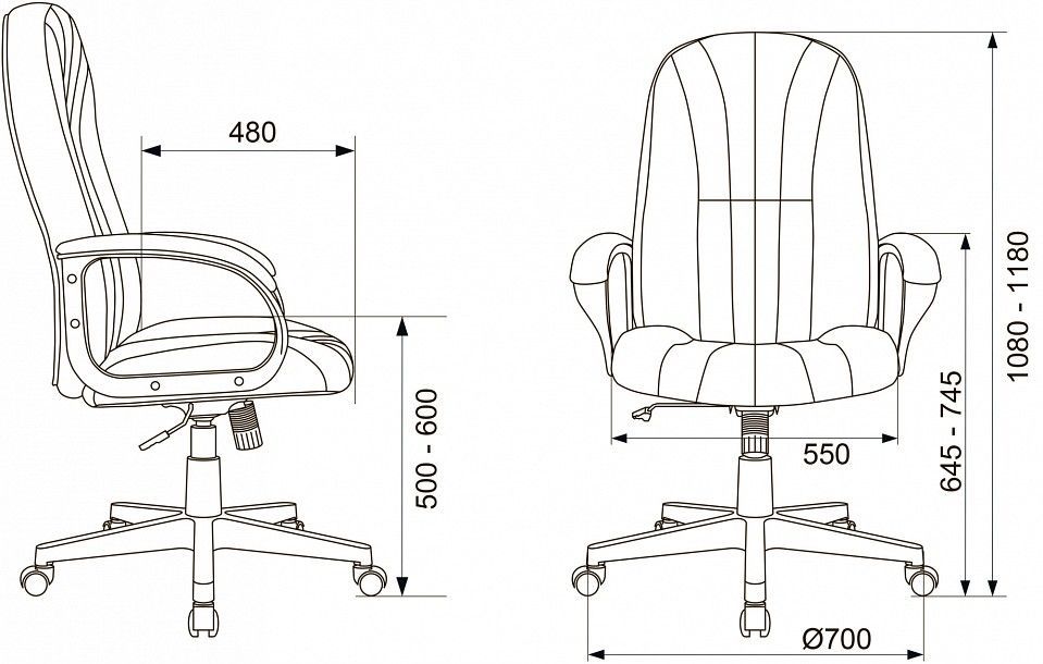 Кресло компьютерное T-898AXSN