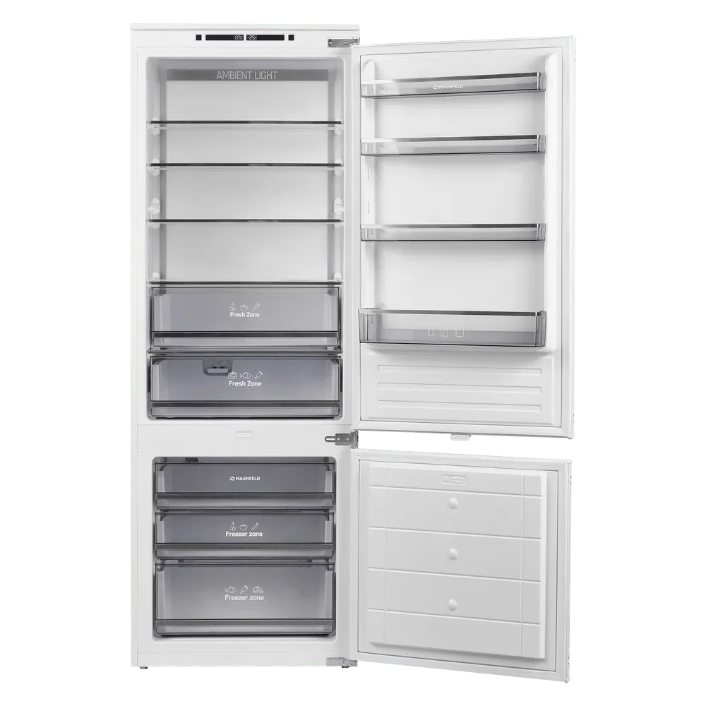 Встраиваемый холодильник Maunfeld MBF193NFW1GR Inverter