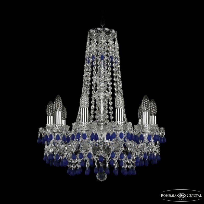Подвесная люстра Bohemia Ivele Crystal 1410 1410/10/160/h-60 Ni V3001