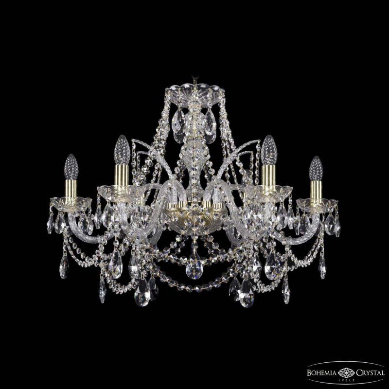 Подвесная люстра Bohemia Ivele Crystal 1411 1411/6/240 G