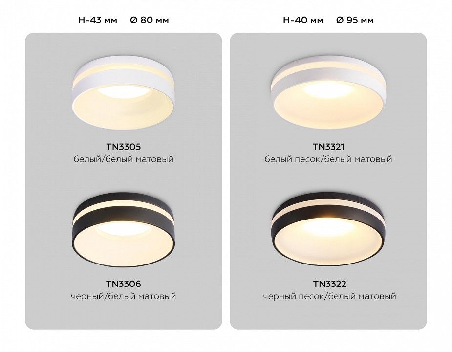 Встраиваемый светильник Ambrella Light TN TN3321