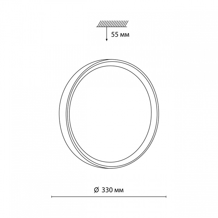Накладной светильник Sonex Woodi 7603/CLN