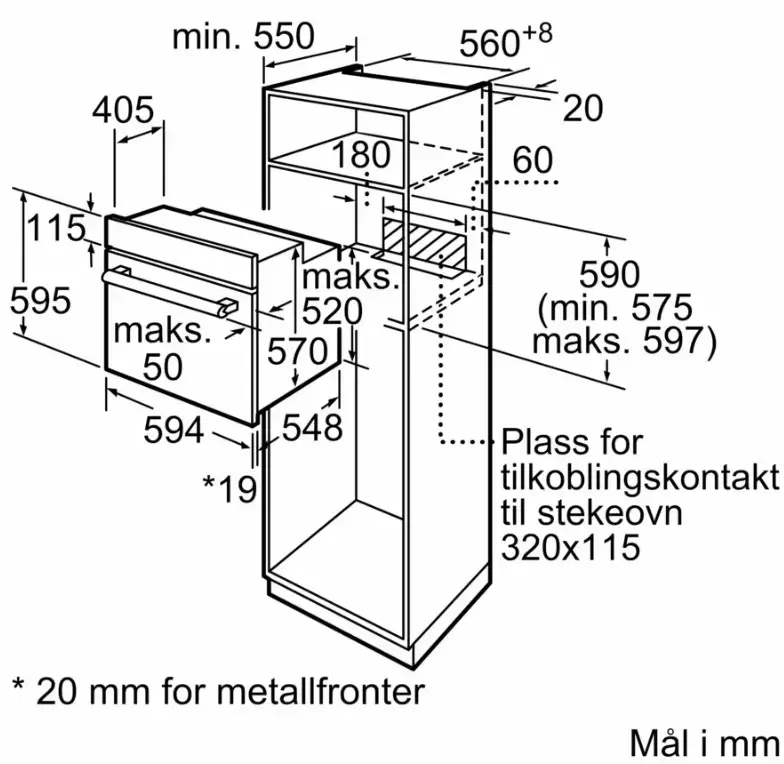 Духовой шкаф Bosch HBF010BR3S