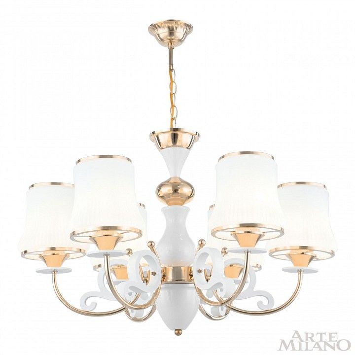 Подвесная люстра Arte Milano Florentia-1097 301097/6 Wh/Gd