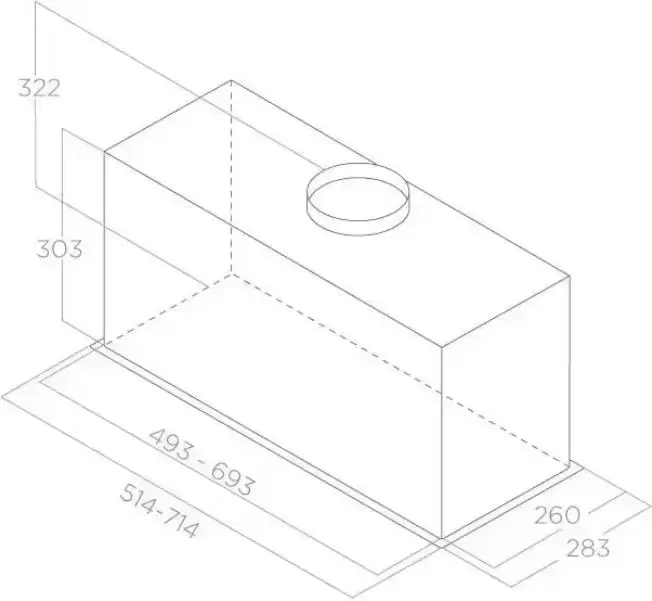 Встраиваемая вытяжка Elica LANE SENSOR IX/A/52