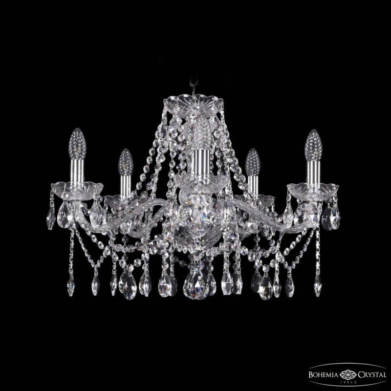 Подвесная люстра Bohemia Ivele Crystal 1413 1413/5/200 Ni