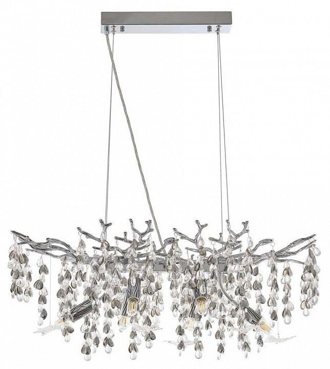 Подвесная люстра Arte Milano Веточка 230210.700.6.E14.H3 CB Clear-Smoky BUT-Clear