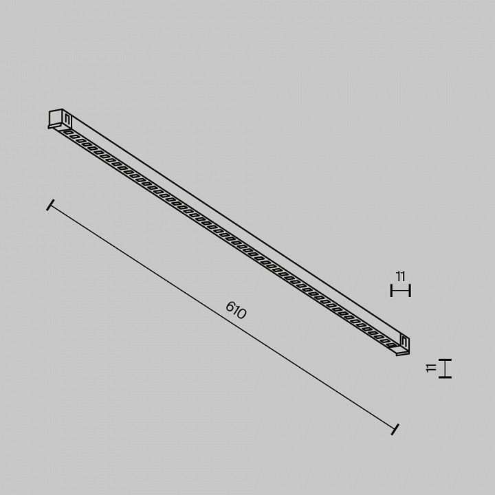 Накладной светильник Maytoni Technical Точки TR241-2-12W3K-B