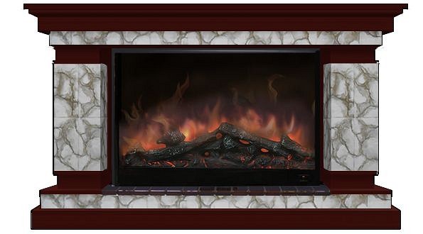 Комплект из электрокамина напольного и портала (143x45x82.5 см) Лорд Карелия Premier S10 ЛО000048