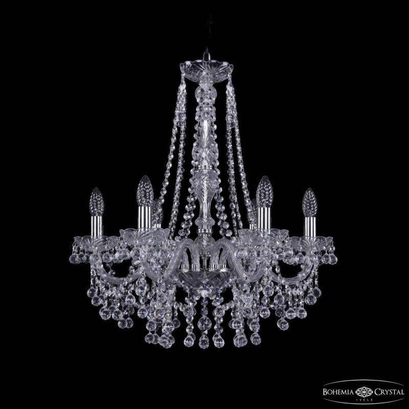 Подвесная люстра Bohemia Ivele Crystal 1409 1409/6/195/h-63 Ni