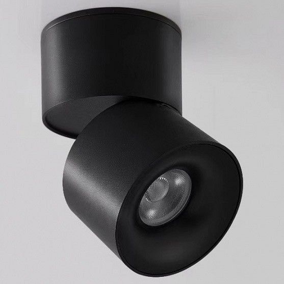 Накладной светильник iLedex Metrica 115-12W-D70-4K-55DG-BK