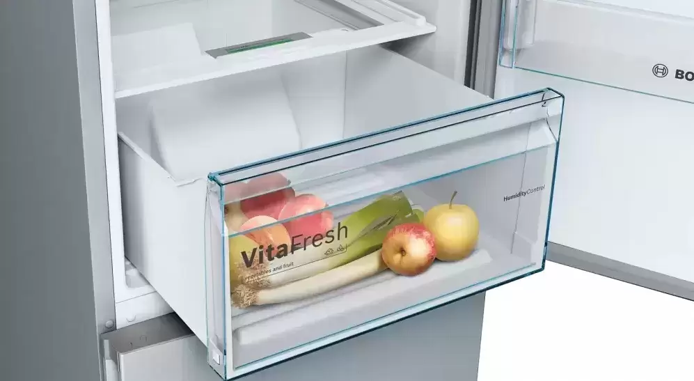 Холодильник с нижней морозильной камерой BOSCH KGN36NL21R