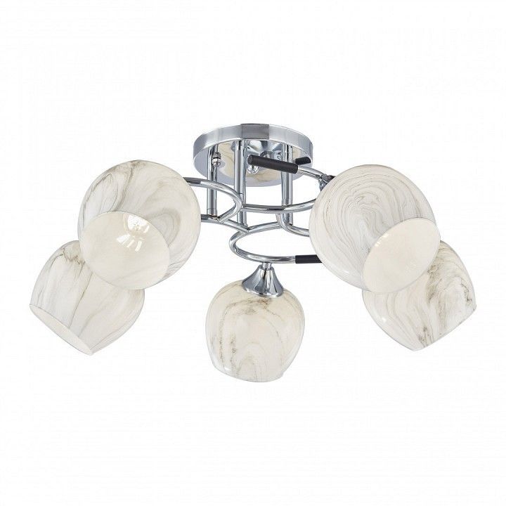 Потолочная люстра Arte Milano AMALFI-327985 327985/5 CR+BK