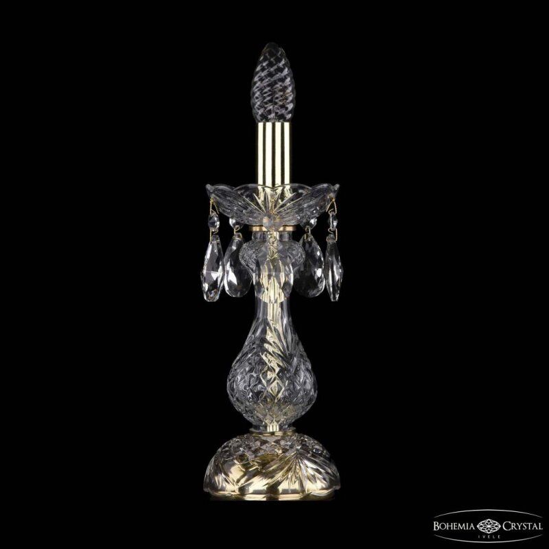 Настольная лампа декоративная Bohemia Ivele Crystal 1411 1411L/1-31 G