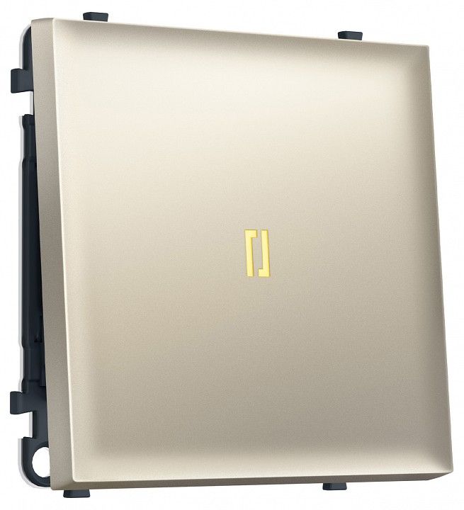 Выключатель проходной одноклавишный с подсветкой без рамки Ambrella Volt MS MS542030