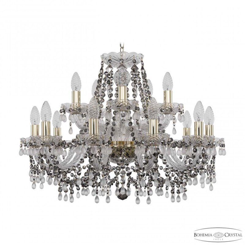 Подвесная люстра Bohemia Ivele Crystal 1410 1410/10+5/240 G V0300 R731