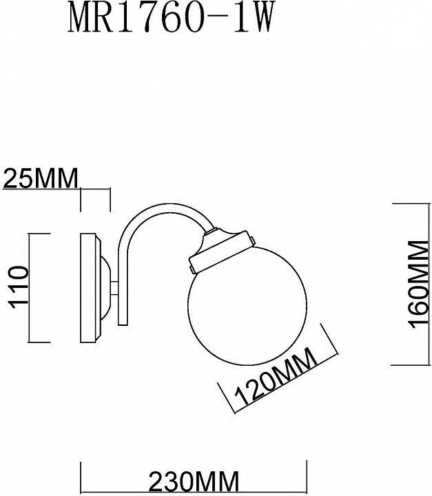 Бра MyFar Easy MR1760-1W