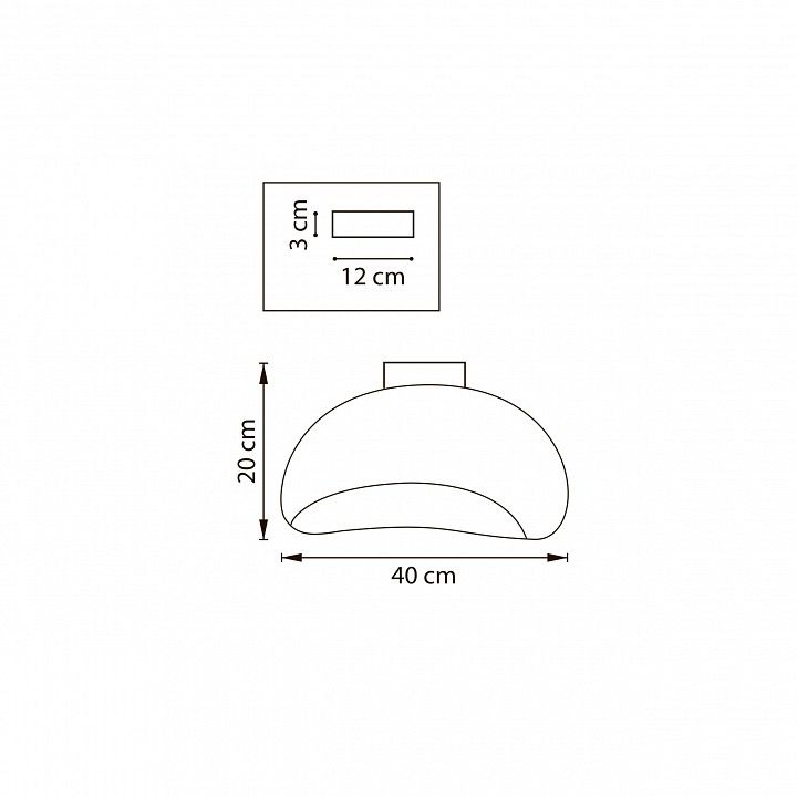 Накладной светильник Lightstar Sigma 611646