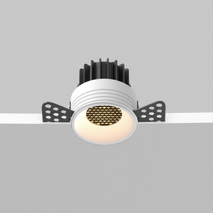 Встраиваемый светильник Maytoni Technical Раунд DL058-7W2.7K-TRS-W